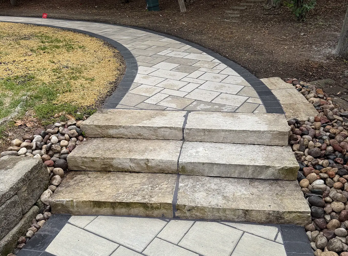 walkway and pathway installation in Sherman IL