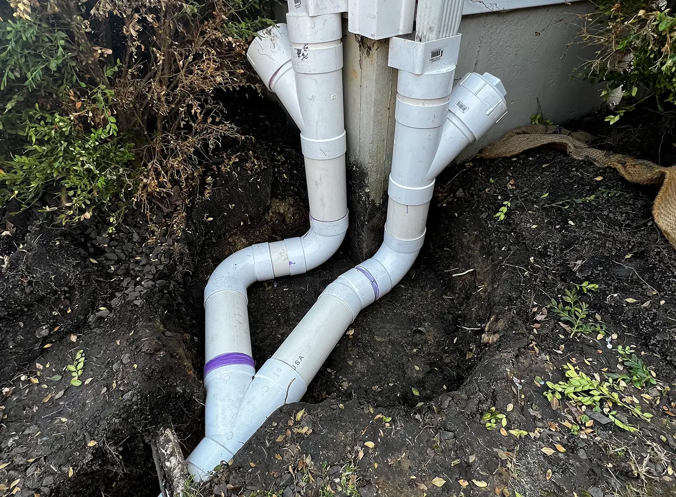 proper landscape drainage installation in springfield il