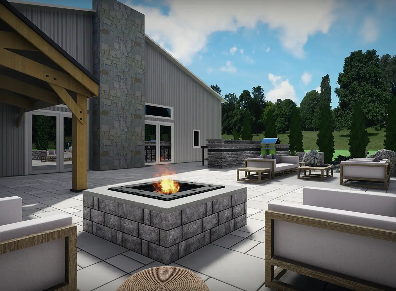 Hardscaping 3D design services in Springfield IL