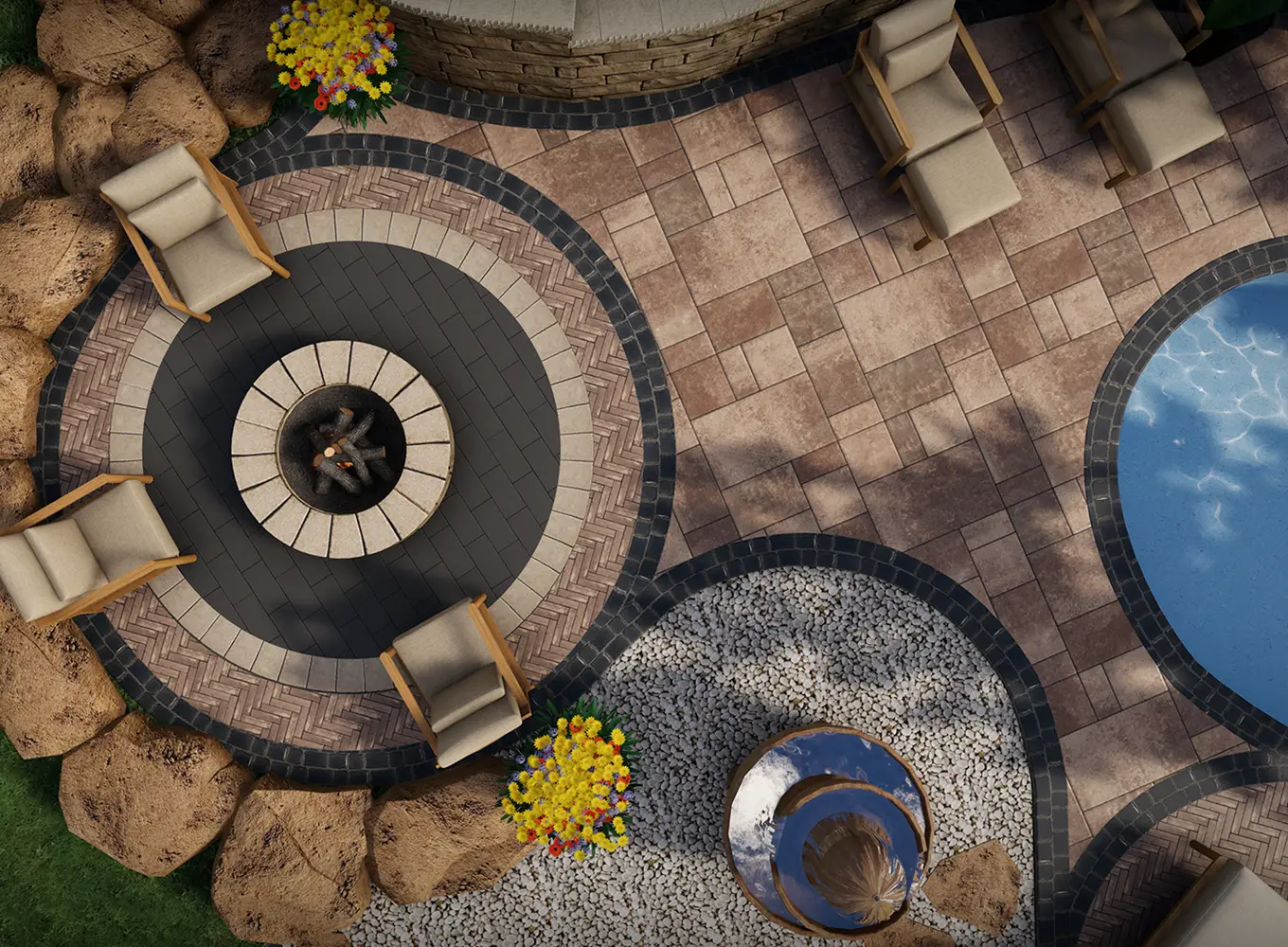 hardscape and landscape 3D design services near springfield il