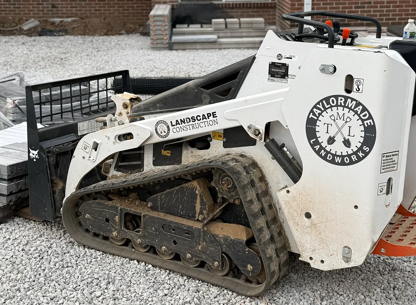 TaylorMade Landworks Springfield IL equipment for hardscape and landscape works in Springfield IL