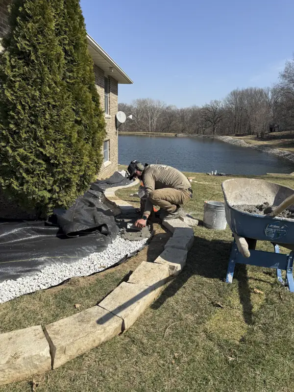 Landscaping & Hardscaping Work Project Gallery Image in Central IL by TaylorMade Landworks