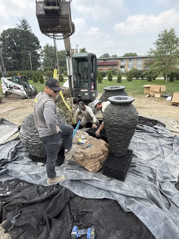 Landscaping & Hardscaping Work Project Gallery Image in Central IL by TaylorMade Landworks
